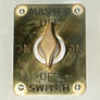 Master On Off Brass Switch