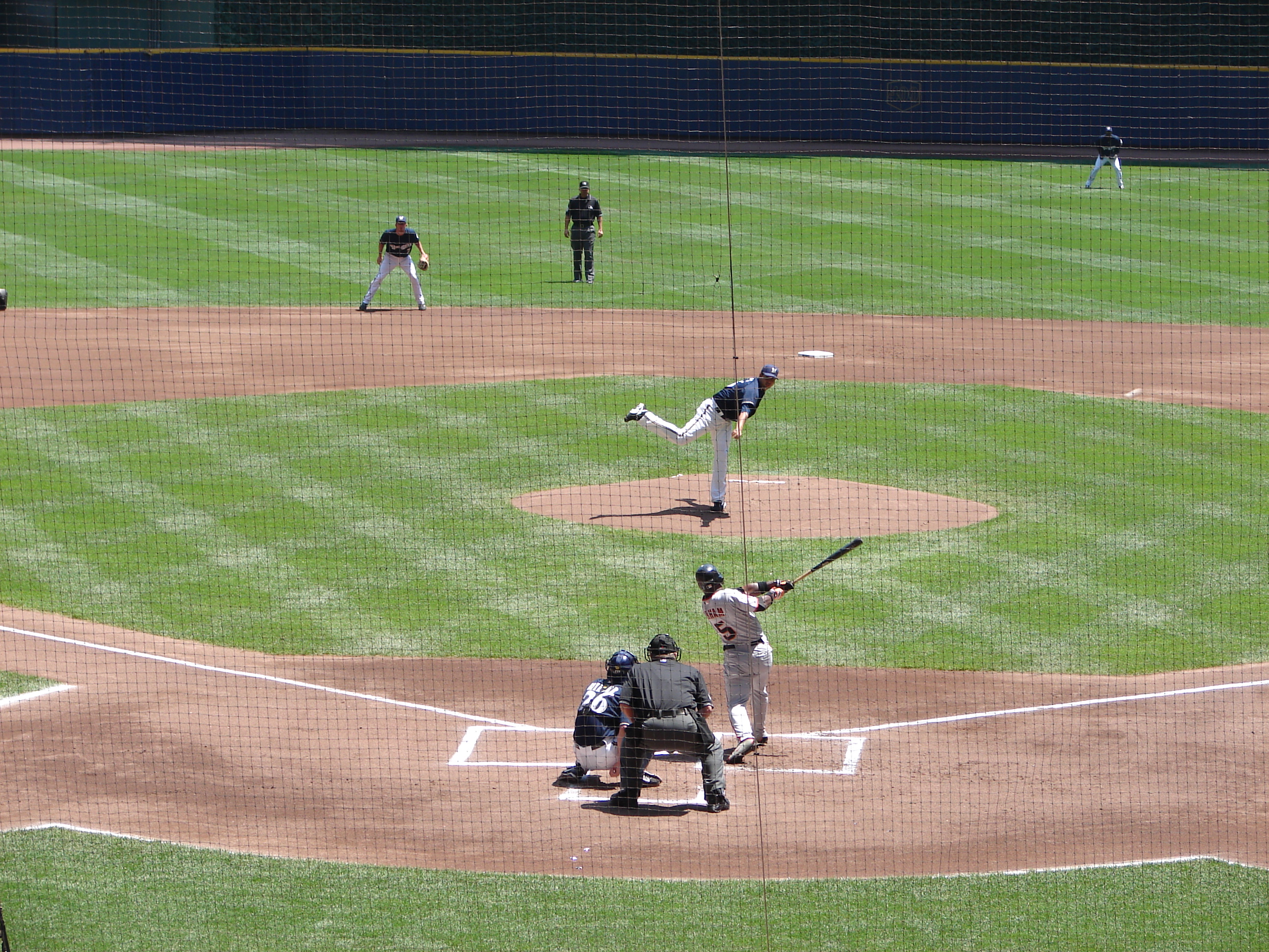 Baseball Brewers Vs. Giants 01