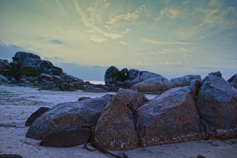 Stone And Beach