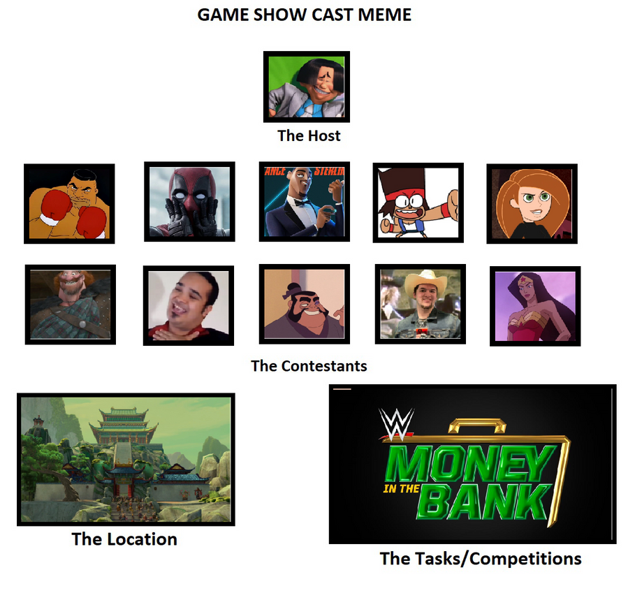 My Game Show Cast by Elephantdevinart on DeviantArt