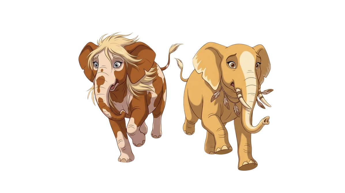Asha and marigold (OC) Running 3 vector by Elephantdevinart on DeviantArt