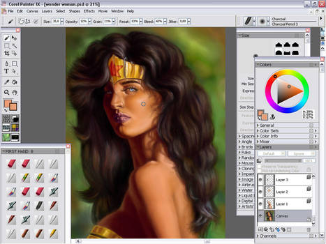  Wonder Woman in Process