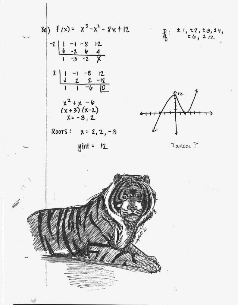 Math Tiger by SosoLucky on DeviantArt