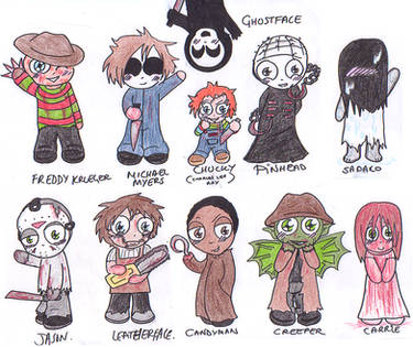 Horror Killer Chibis