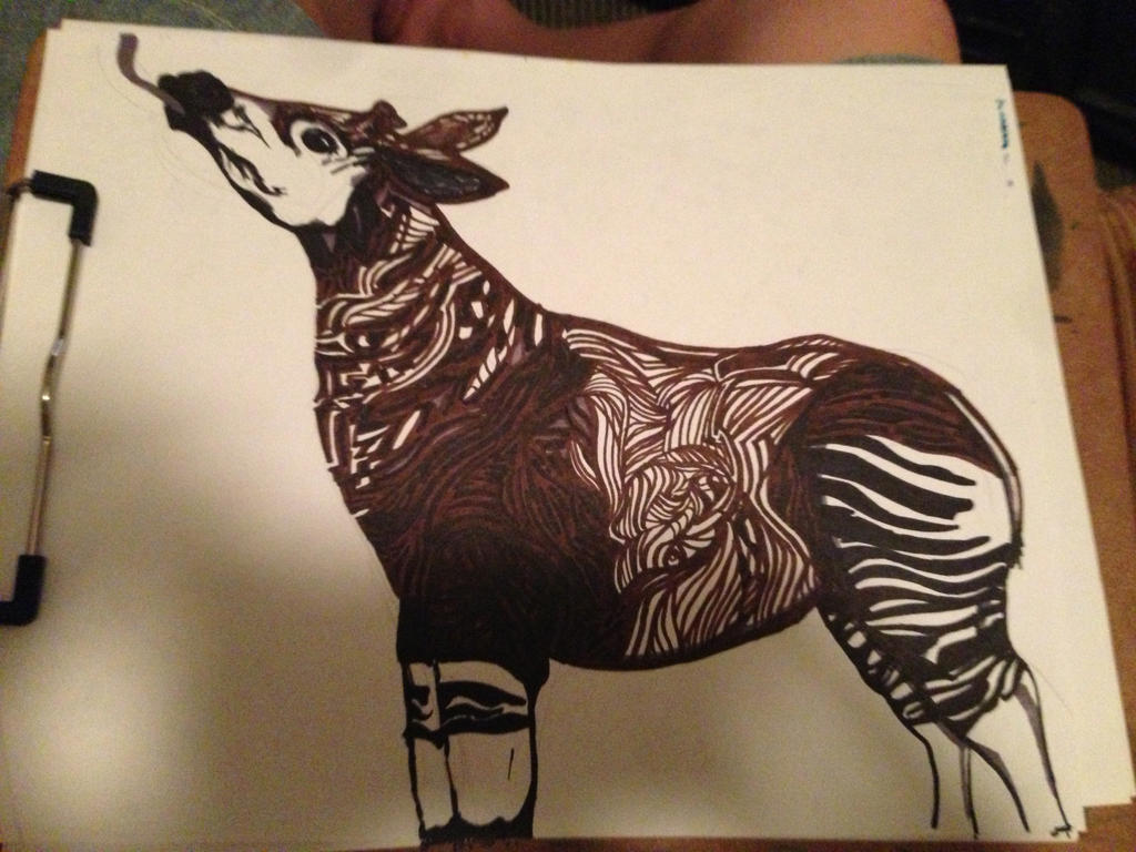 Okapi by Rick7Roneous on DeviantArt
