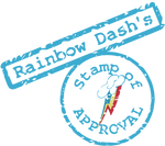 Rainbow Dash's Stamp of Approval by tiwake