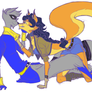 Colored Sly And Carmelita