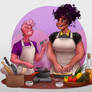 Lars and Stevonnie baking  [COMMISSION]