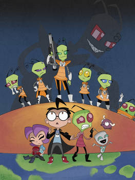 Invader Zim and the Kri Society cover 1