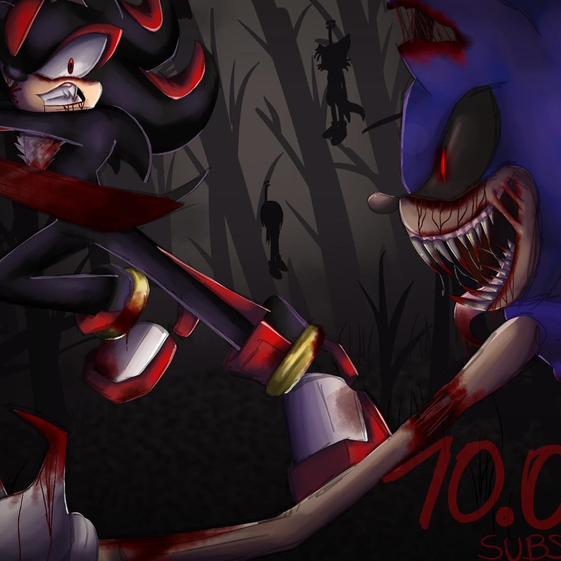 Sonic.exe: DS - Vs Shadow. by GuardianMobius on DeviantArt