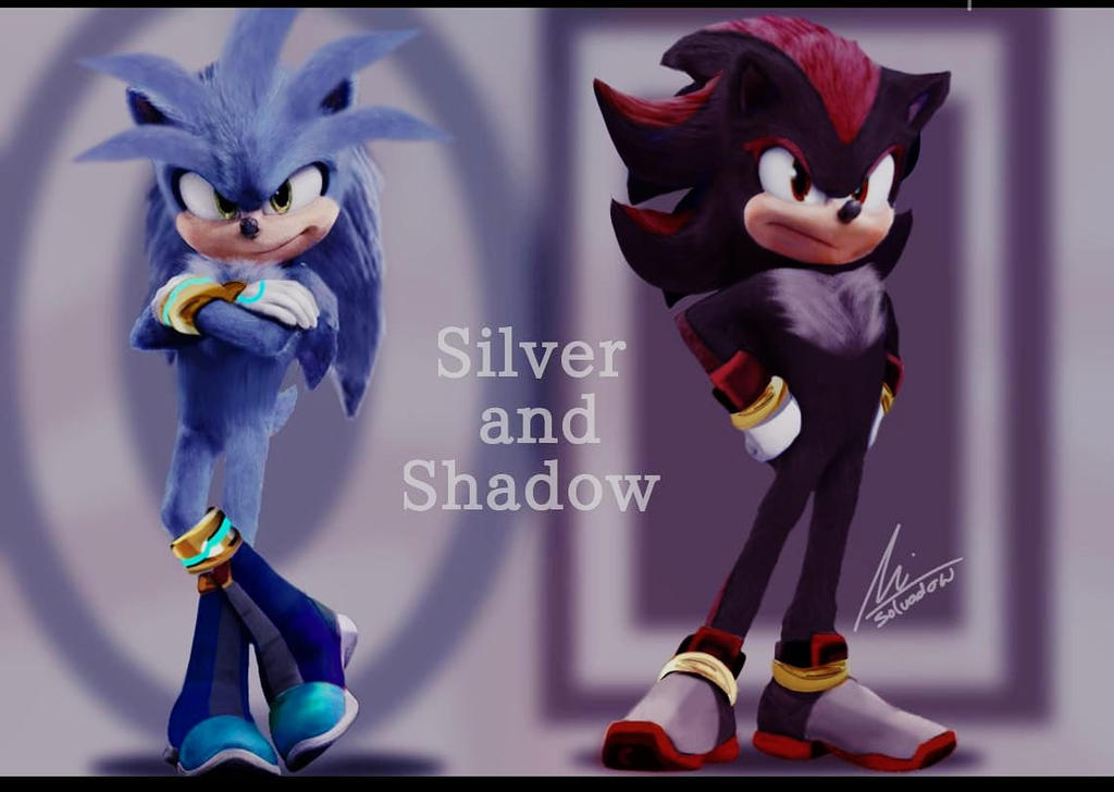 Silver and Shadow in the Sonic Movie by Solvadow-Michelle on DeviantArt