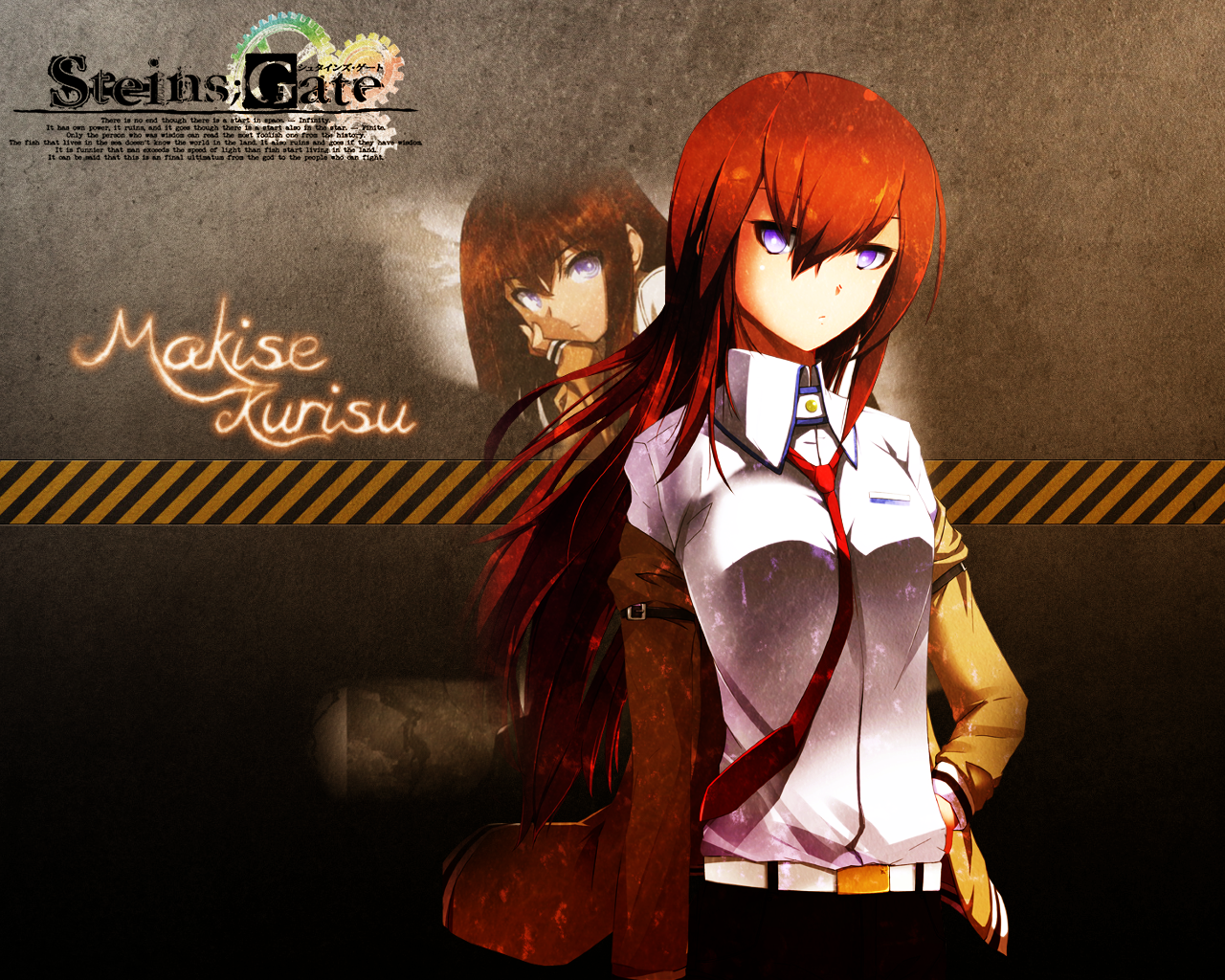 Steins Gate: Makise Kurisu - WALLPAPER