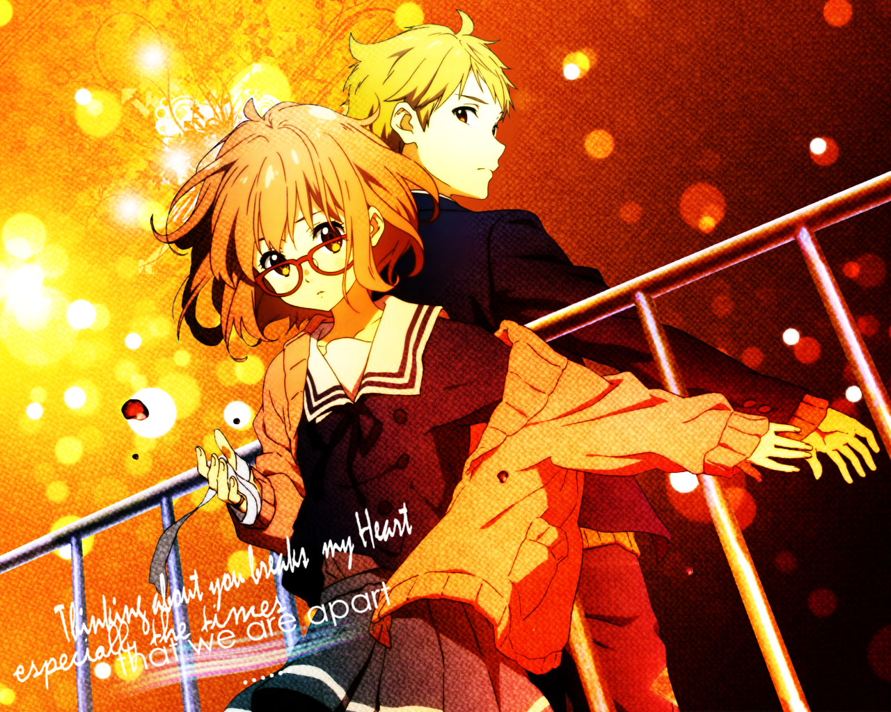 Kyoukai no Kanata (Beyond The Boundary) Mobile Wallpaper by Shichi