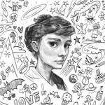 Audrey doodle