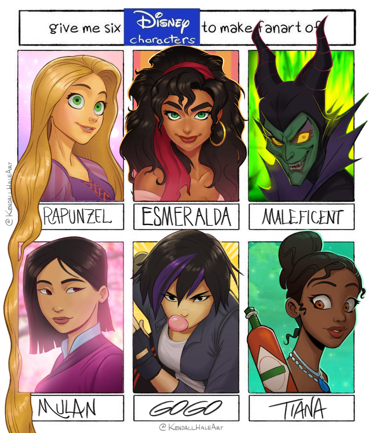 Disney Random Deviantart Disney Fanart Meme 2 by KendallHaleArt on DeviantArt