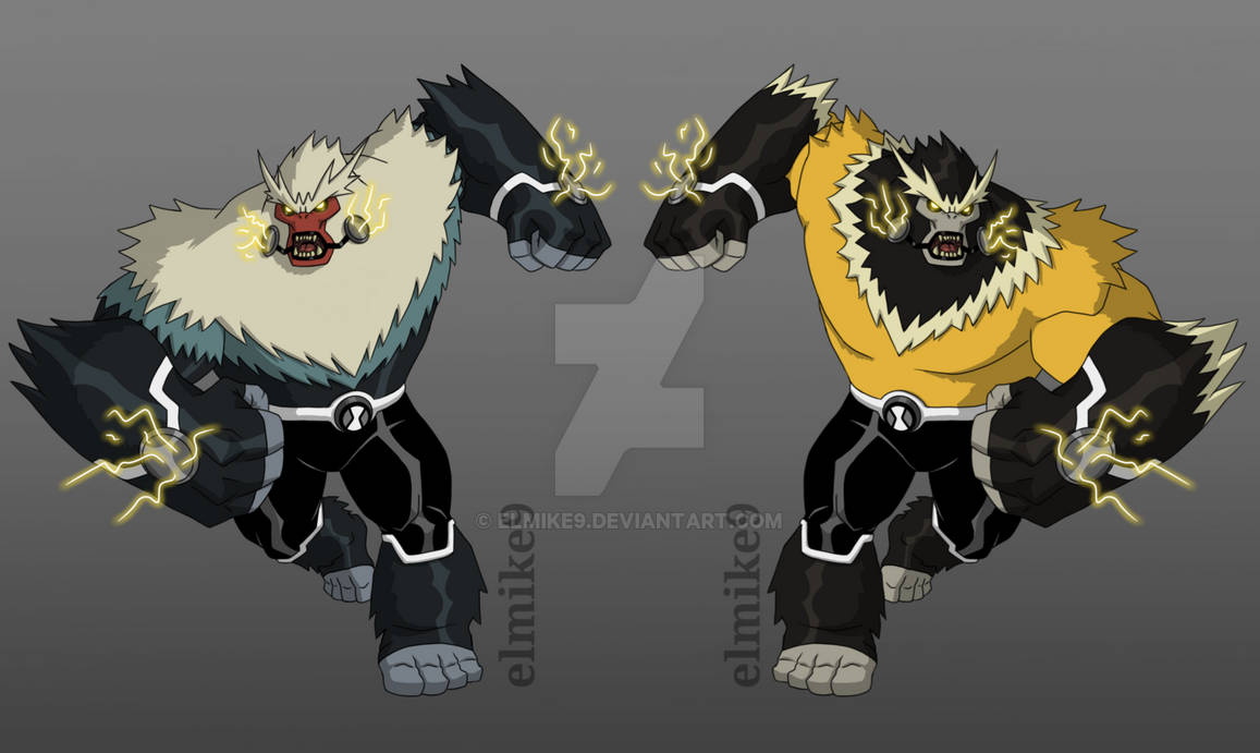 Squatch Shocks Shocksquatch (north and south) by elmike9 on DeviantArt