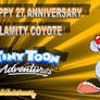 27 anniversary Calamity Coyote