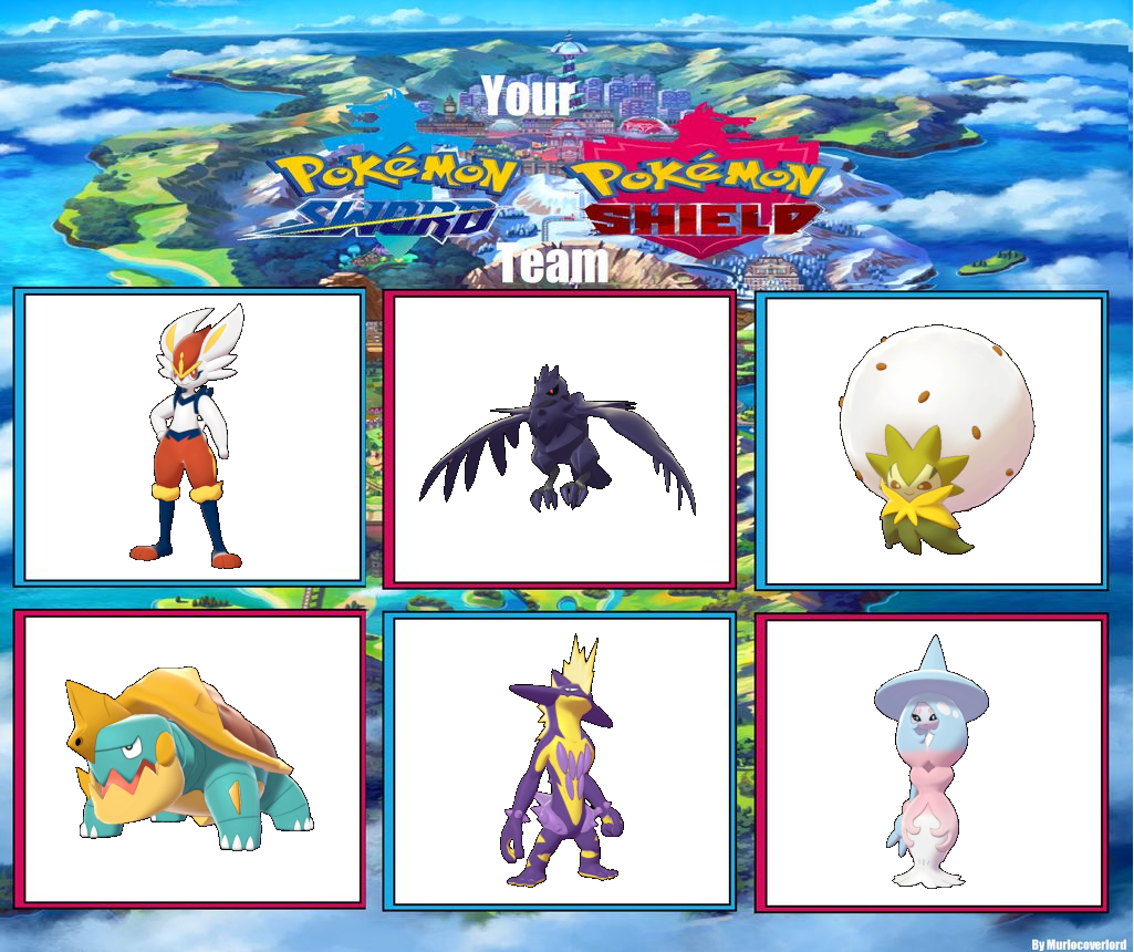 My Pokemon Sword Team by charmy126 on DeviantArt