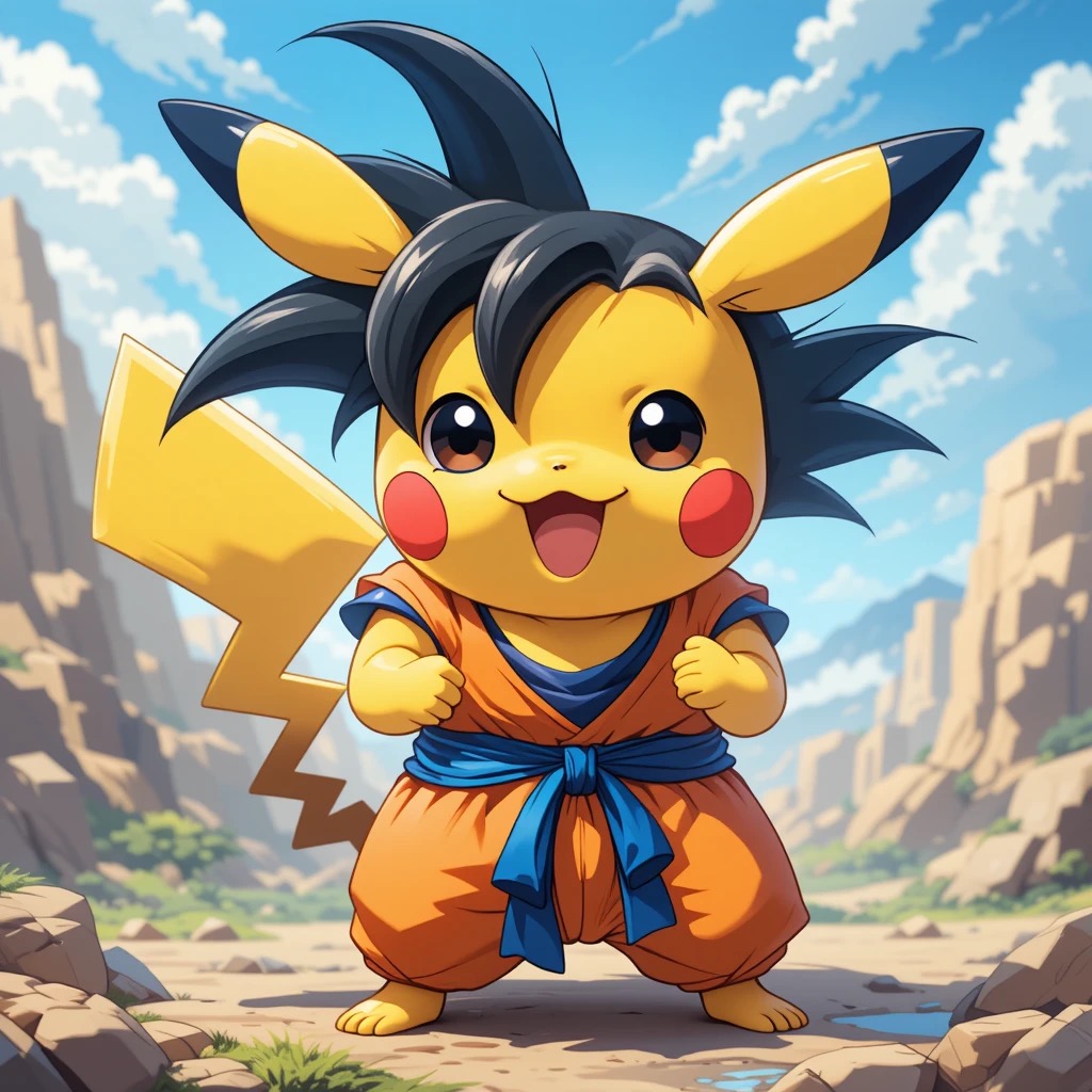 Goku Pikachu dragon Ball, Z by angel80616 on DeviantArt