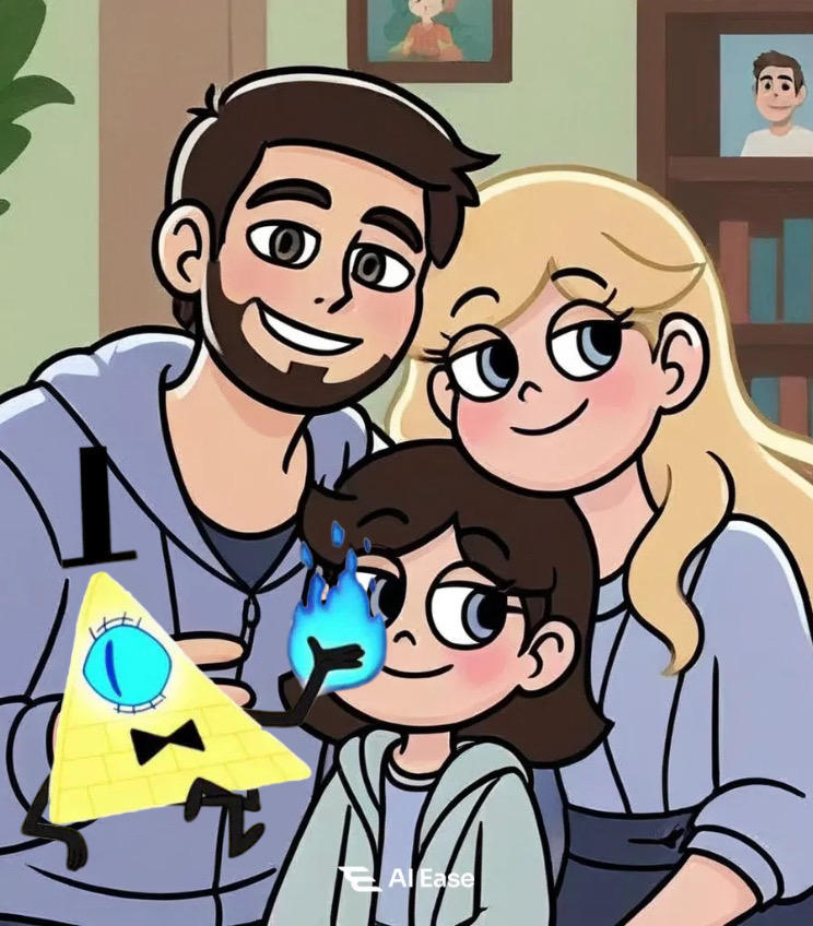 Malachi and Samantha and Emily and bill cipher by angel80616 on DeviantArt