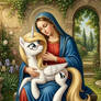 Virgin Mary and bonnicorn