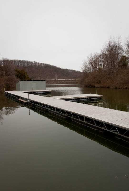 Dock on a Cloudy Day