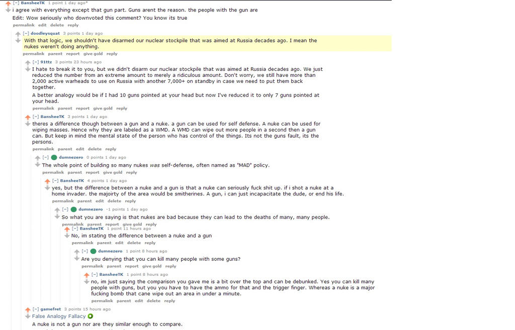 Failed Analogy Arguements by bnstk on DeviantArt