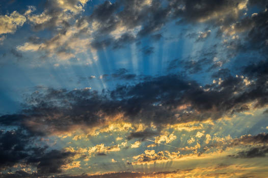 Sky of the first day of September