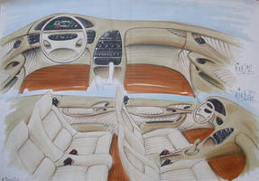 Car Interior Design Sketch