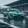 Green Alfa Romeo Giulia GTAm