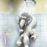 Octavia sous la douche