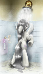 Octavia sous la douche