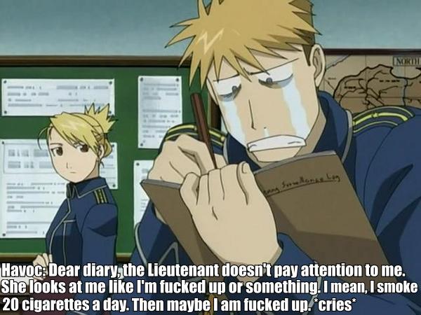 FMA Havoc-Dear Diary...