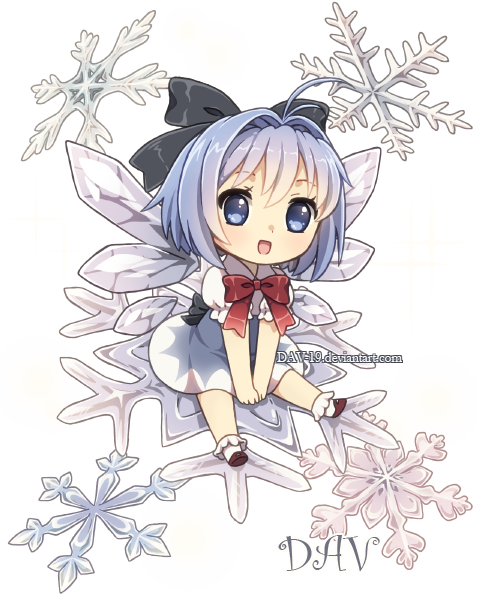 Chibi Cirno by DAV-19