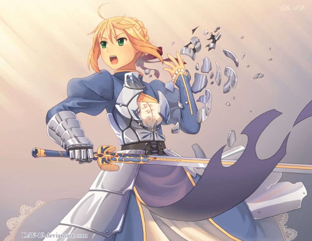 Saber By Dav 19 On Deviantart Saber By Dav 19 On Deviantart