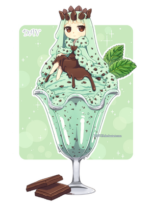 Mint Chocolate Chip Ice Cream