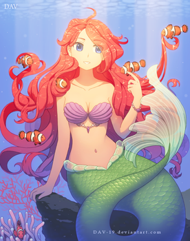 Ariel and Clown Fishes