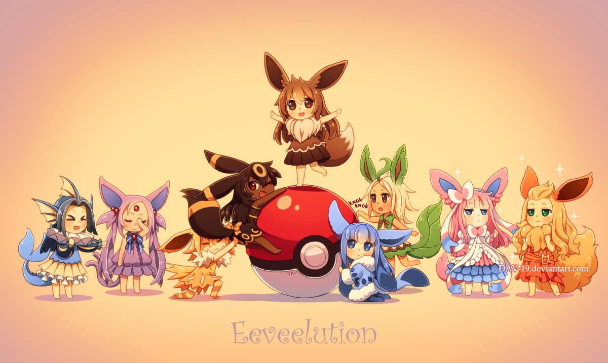 Project Evolution Deviantart Eeveelution by DAV-19 on DeviantArt