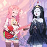 Queen Bubblegum and Vampire Princess