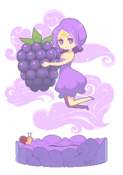 Pixel Lumpy Space Princess and lumpy berry