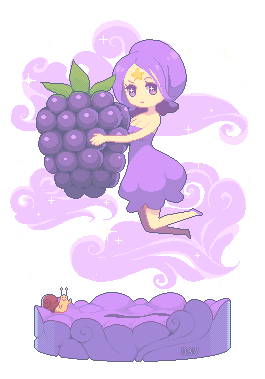 Pixel Lumpy Space Princess and lumpy berry