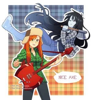 Girls with axes