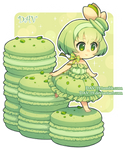 Pistachio Macaron by DAV-19