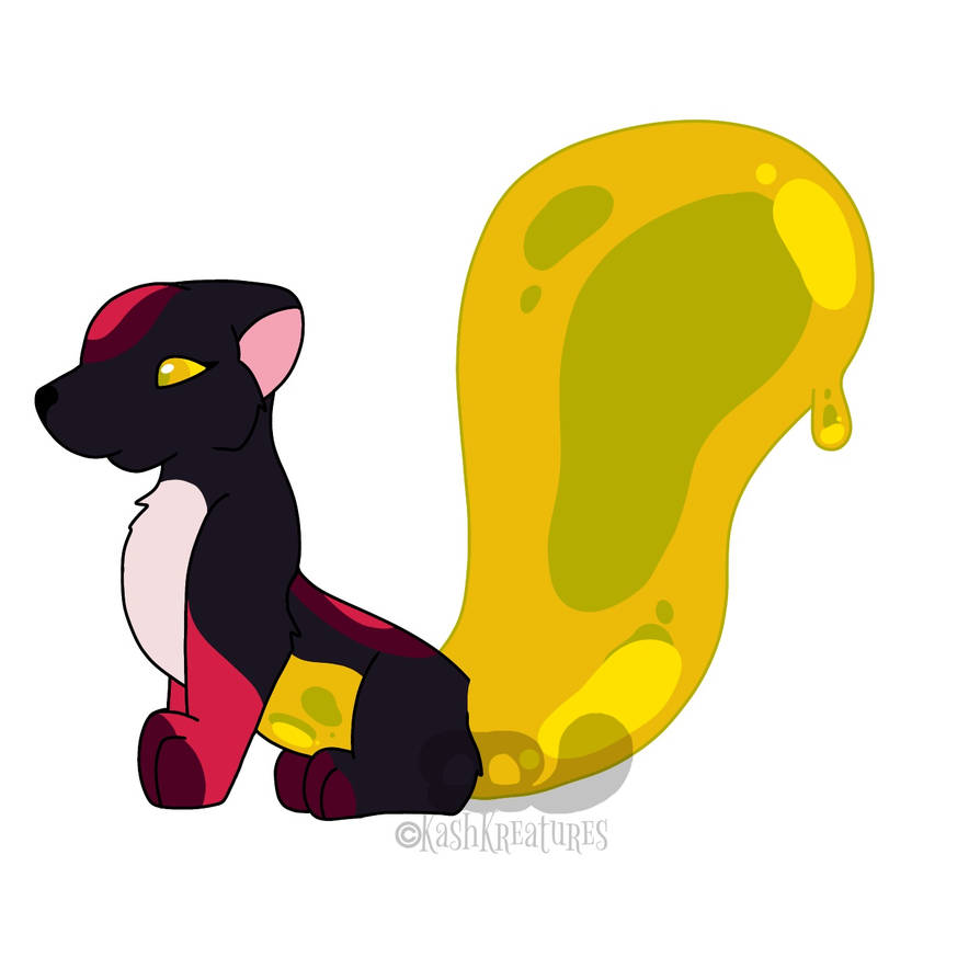 Slime Skunk Slime Skunk Character: Passion by KashKreatures on DeviantArt