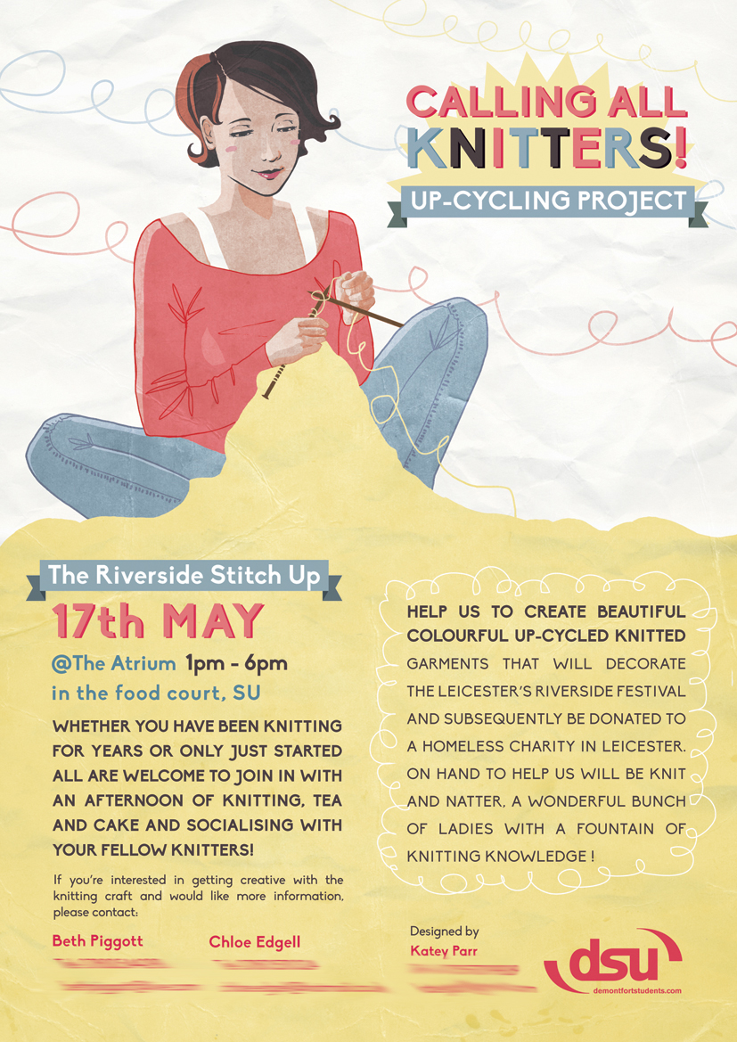 Knitting Poster Design