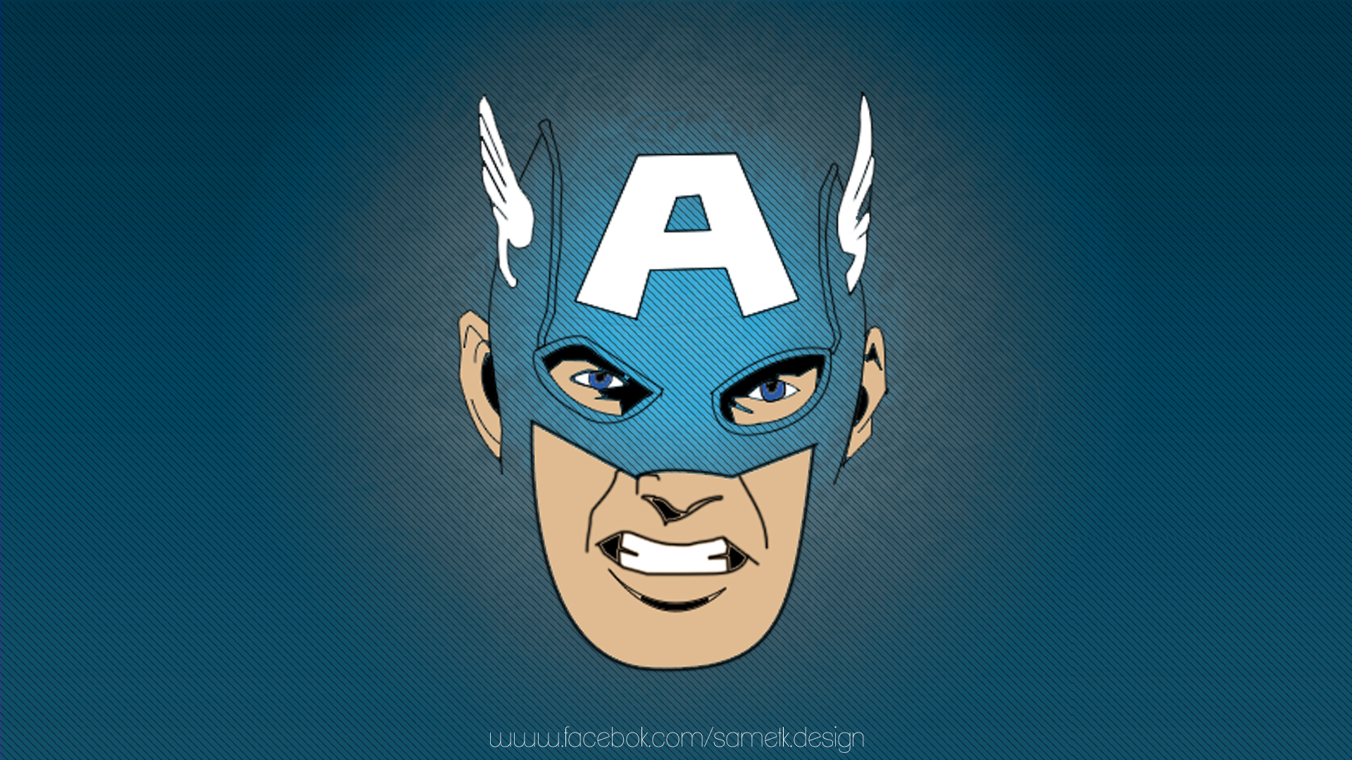 Captain America Wallpaper Cartoon by sametklyc on DeviantArt