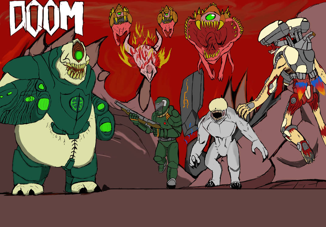 Doom by nickiejoetesla123 on DeviantArt
