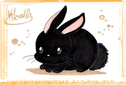 Chibi Bunny Black