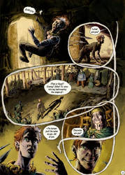 'FIONN' Graphic Novel, Page 3 Lettered