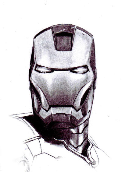  Dibujo de Iron Man 1 by DavidLuna on DeviantArt